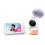 VTech 5” Digital Video Baby Monitor with Pan & Tilt Camera, Glow-on-The-Ceiling Light and Night Light, VM5463 (White)