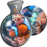 FL!PPER DeepSee Aquarium Magnifier Magnetic Viewer - 5"