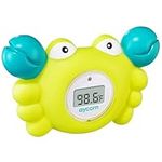 Aycorn Digital Baby Bath and Room Thermometer. Fast and Accurate Water Readings with LED Warning Alarm Ensures Your Child's Safety. Cute Floating Bathtub Toy Makes Perfect Bathtime Fun for Infants