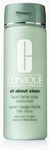 Clinique 3-Step All About Clean Liquid Facial Cleanser Soap For Very Dry To Dry Skin | Type 1, Mini Travel Size, 1 Fl Oz