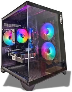 CHIST ROG GAMEX,14-Core 28 Threats Xeon Processor, 32GB DDR4 RAM, 1TB NVMe SSD, RTX 3050 6GB GPU, 650PSU,Windows 10 Pro, Wi-Fi, Bluetooth