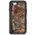 OtterBox DEFENDER SERIES Case for iPhone SE (2nd Gen - 2020) & iPhone 8/7 (NOT PLUS) - Retail Packaging - (BLAZE ORANGE/BLACK W/REALTREE XTRA CAMO)