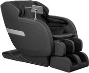 Real Relax Massage Chair, SL Track Full Body Zero Gravity Massage Chair Recliner with App Control, Favor 05 (Black)