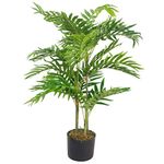 Leaf Large Artificial Palm Tree, Mixed Materials, Green, 80cm