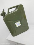 ADD 20 ltr UN Approved Metal Jerry Can for 4x4 Vehicle, Generators, Jeeps and Other Purpose (Green)