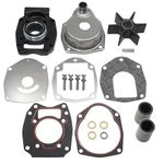 UanofCn 46-8M0113799 Water Pump Impeller Repair Kit For Mercury Mariner 30 Carb 40 EFI 45 50 60 Bigfoot 65 JET 75 80 90 100 115 125 HP 2/4-Stroke Outboard 3/4-Cyl 80-125 HP