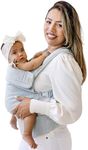 Ergonomic Hip-Healthy Baby Carrier, Front and Back Carry, 7-35 lbs, Denim