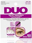 DUO Quick-Set Eyelash Glue Dark Tone – Waterproof Lash Adhesive for False Lashes, Long-Lasting, Fast-Drying Duo Lash Glue, 0.18 oz, 2-Pack