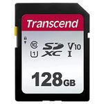 Transcend 128 GB High Speed Class 10 UHS Flash Memory Card TS128GSDXC10U1 (Blue)