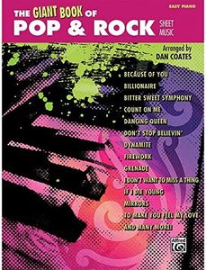 Alfred The Giant Book of Pop & Rock Sheet Music Easy Piano Book
