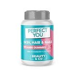 Perfect You Skin, Hair and Nails Gummies - with Biotin, Zinc & Selenium - Strawberry Flavoured Gummies (120 Count)