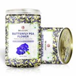 BRALCON Butterfly Pea Flower Tea- 50g |Dried Butterfly Pea Flower Herbal Tea | Detox Tea |Flower Based - Herbal Tea - Caffeine Free - No Preservatives