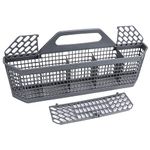 Silverware Basket, Dishwasher Silverware Cutlery Basket Plastic Dishwasher Storage Basket for GE WD28X10