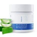 Be Bodywise 10% De Tan Lactic AHA Exfoliating Body Scrub For Tan Removal & Soft-Smooth Skin | For Women | De-Tan Bathing Scrub with Centella Water & Aloe Vera, Removes Dirt & Dead Skin from Neck, Knees, Elbows & Arms | 300g