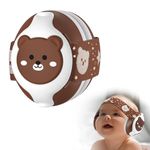 YomauiYee Baby Headphones-Infant Ear Protection for Babies 0-36 Months, 25dB NRR Baby Noise Cancelling Headphones with Little Bear Design,Baby Airplane Essentials for Travel/Improves Sleep/Outdoor