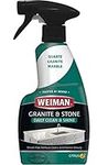 Weiman Granite Cleaner and Polish - 12 Fluid Ounce - Enhances Natural Color in Granite, Quartz, Marble, Soap Stone and More