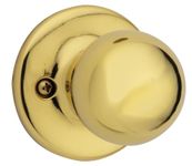 Weiser Yukon Brass Door Knob, Non-turning Interior Door Handles/Dummy Knobs for Wardrobe, Closet Door & French Doors, Cabinet Handle/Cupboard Handles, Traditional Home Décor