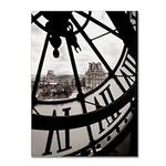 Trademark Fine Art Big Clock Canvas Wall Art by Chris Bliss, 24 by 32-Inch