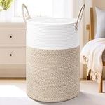 Artfeel Laundry Basket,Woven Cotton