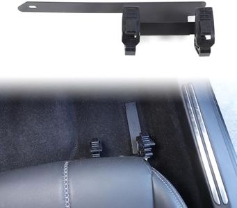 Front Seat Flashlight Mount Holder Bracket for Mazda MX-5 Miata 2016-2024 Passenger Underseat Flashlight Holder Front Seat Mount Molle Panel Co-Pilot Seat Torch Storage Mounting Bracket Carbon Steel