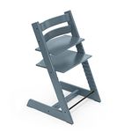 Tripp Trapp Chair from Stokke, Fjord Blue - Adjustable, Convertible Chair for Toddlers, Children & Adults - Convenient, Comfortable & Ergonomic - Classic Design