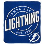 Northwest NHL Tampa Bay Lightning Unisex-Adult Fleece Throw Blanket, 50" x 60", Campaign