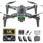 HYTOBP S166 Drones for Adults with Cameras 4K, Triple Cameras, GPS Drone, 360° Obstacle Avoidance, 60 Mins Flight, 3 Batteries, Brushless Drone, 90° Adjustable Lens, Auto Return, Follow Me, 4K Camera Drone for Adults