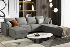 HONBAY Modular Sectional Sofa U Sha