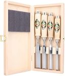 Kirschen 1141000 Firmer Chisel Set (with Hornbeam Handles (4 Piece)