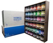 NICKER Knicker Color PC40ML36N Watercolor Poster Color, 36 Color Set, 1.4 fl oz (40 ml)