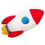 BESPORTBLE Space Rocket Decorative Pillow for Kids, Plush Rocket Sleeping Pillow Bed for Home Bedroom Sofa Decoration 1Pc