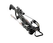 Barnett Archery Hyper XP 405 Crossbow with Two Hyperflite 22" Arrows, Illuminated 4X32mm Scope, and Rope Cocking Device, and Lightweight Side Mount Quiver