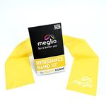 Meglio Resistance Bands for Men & Women - Latex Free Exercise Bands for Building Strength, Pilates Band for Fitness, Flexibility, Physiotherapy, Stretching & Yoga Bands | With Exercise Guide (2M)