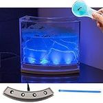 NAVAdeal Ant Farm Habitat for Kids W/LED Light – Great Educational & Science Kit with Nutrient Blue Gel, Observing Ants Create 3D Tunnels to Study Ants Behaviors & Ecosystem (Live Ants not Included)