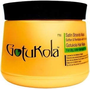 Gotukola Keratin Satin Strands Mask, Restorative Hair Mask with Gotu kola Extract for Soften and Revitalize - Suitable For Dry, Color, Damaged Hair 500ml / 16.9 fl.oz.