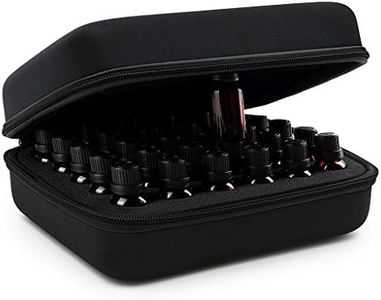 (Black - New) - Hipiwe Hard Shell Essential Oil Carrying Case 30 Bottles EVA Essential Oils Storage Bag - Perfect for doTerra and Young Living Oils with Foam Insert (Black - New)