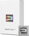 Sappho from Lesbos Origin+ Ultra-Thin Lubricated Latex Finger Condoms Fingersex Cots for Intimate Hygiene, 12 Count, Fragrance-Free, 400mg Lubricant, Skin-Friendly