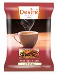 Desire instant premix Chai Masala Tea Powder For Both Manual And Vending Machines | Infused With Cardamom, Ginger, Clove, Cinnamon, Nutmeg & Black Pepper | Karak Chai 1Kg - Assam