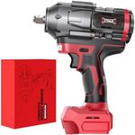 Cordless Impact Wrench for Milwaukee M18 Battery,1/2 inch Impact Wrench 900Ft-lbs(1200N.m) High Torque Brushless Electric Impact Gun, Power Impact Driver with 4-Mode Speed, LED Work Light(no battery)