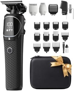 MANSPOT All-in-One Beard Trimmer for Men, Electric Shaver & Grooming Kit