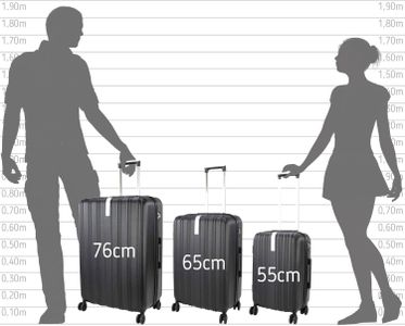 Samsonite Flux Spinner Suitcase 75cm – Navy Blue