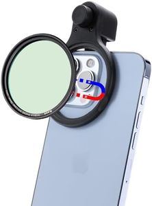 Kase Clip-on CPL Filter for iPhone, 58mm Magnetic Phone Camera Lens Circular Polarizer Filter Compatible with iPhone 16 15 14 Pro Max 13 12 11 Samsung Xiaomi