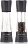 Cole & Mason Derwent Salt and Pepper Grinder Set - Refillable Salt & Pepper Grinder Set with Gourmet Precision Mechanisms - Kitchen Accessories for Cooking - Gift Set, Iron Grey