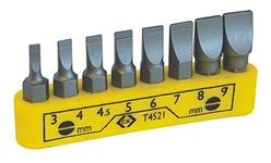 C.K T4521 Bit Set on Clip with 8 Slotted bits