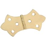 Stanley-National Hardware 1-11/16 in. Solid Brass Ornamental Hinge