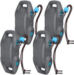 AWEMUFA 4 Pack Boat Fenders EVA Boat Bumpers for Docking Upgraded Boat Fenders Bumpers, Fit for Bass Boat, Flat Boat and Jon Boat