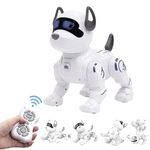 Relizaa Electric/Rc Animals Rc Robot Electronic Dog Stunt Walking Dancing Toy Intelligent Touch Remote Control Electric Pet for Childrens Toy(Dog Stunt Walking Dancing Toy)