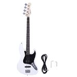 Vault JB4 Jazz Bass 4-String Bass Guitar - White