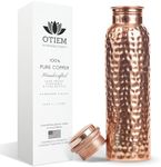 Otiem 34oz Pure Copper Water Bottle