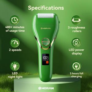 Electric Foot File Callus Remover – Rechargeable Pedicure Tool